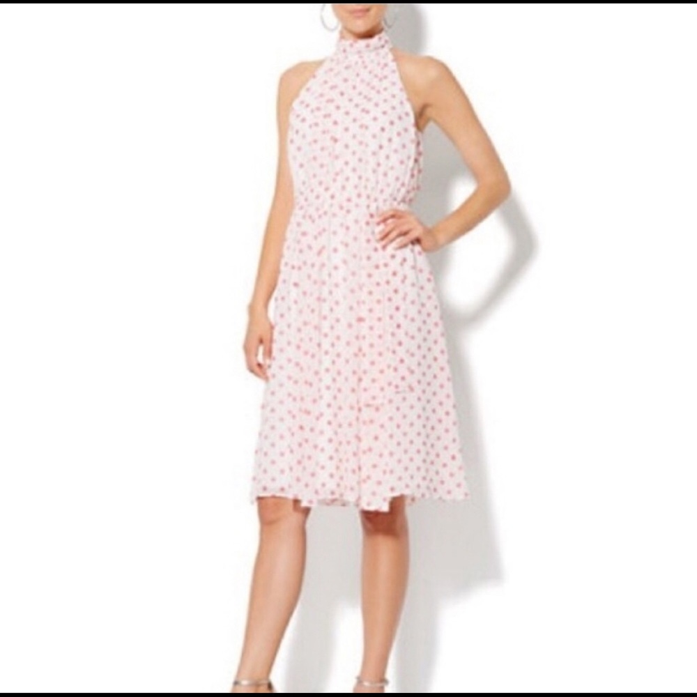 Eva Mendes NY & Co polka dot dress